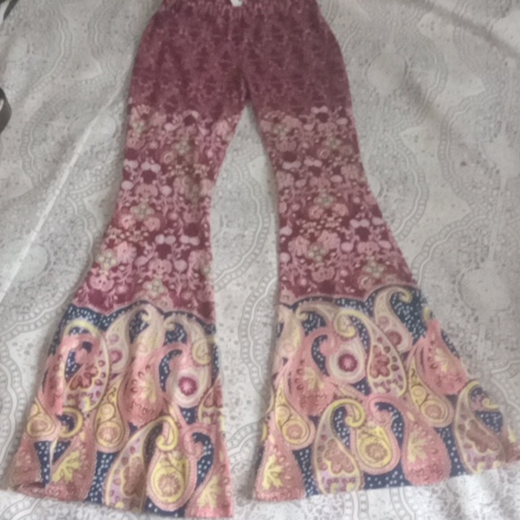 Patterned flare pants - Picture 2 of 12